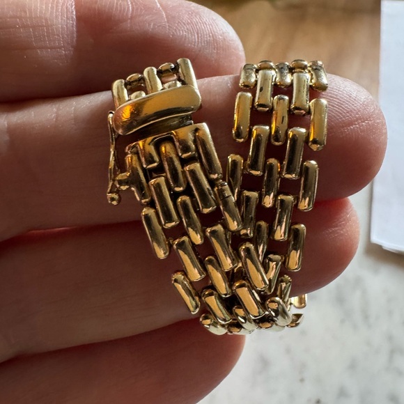 14k Panther link Bracelet - Picture 4 of 10